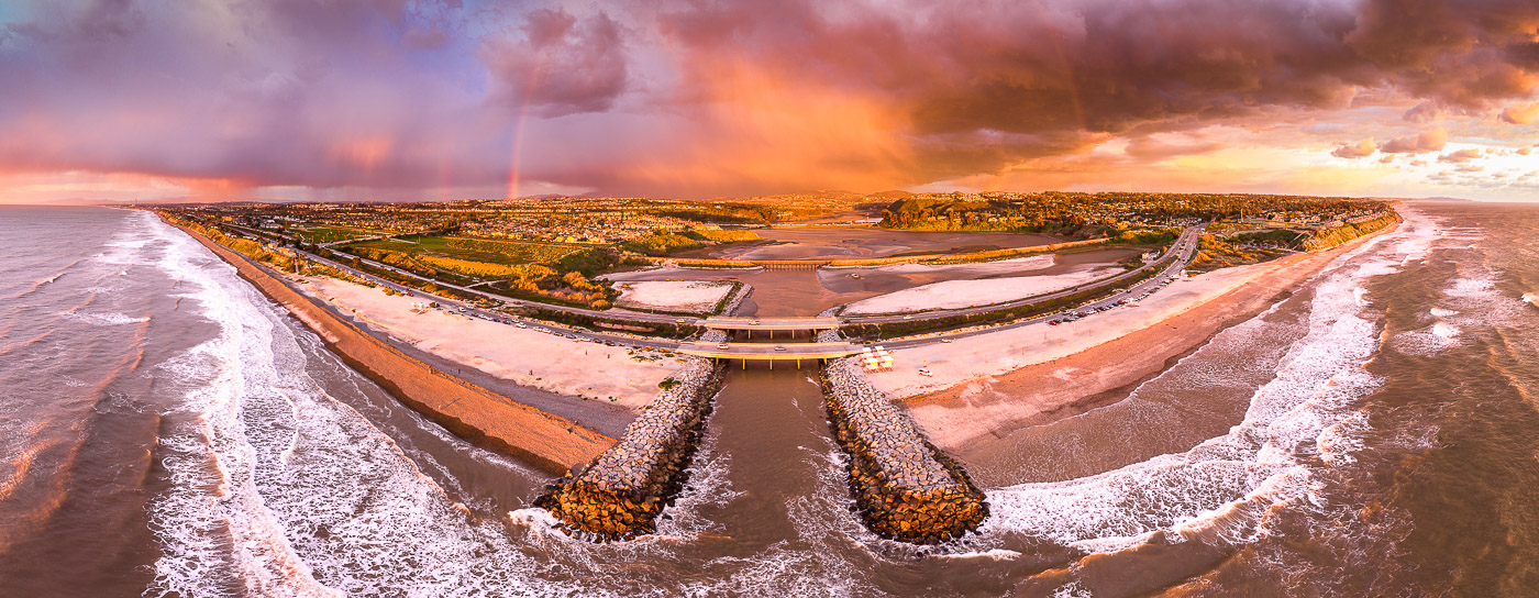 Batiquitos Lagoon, sunset